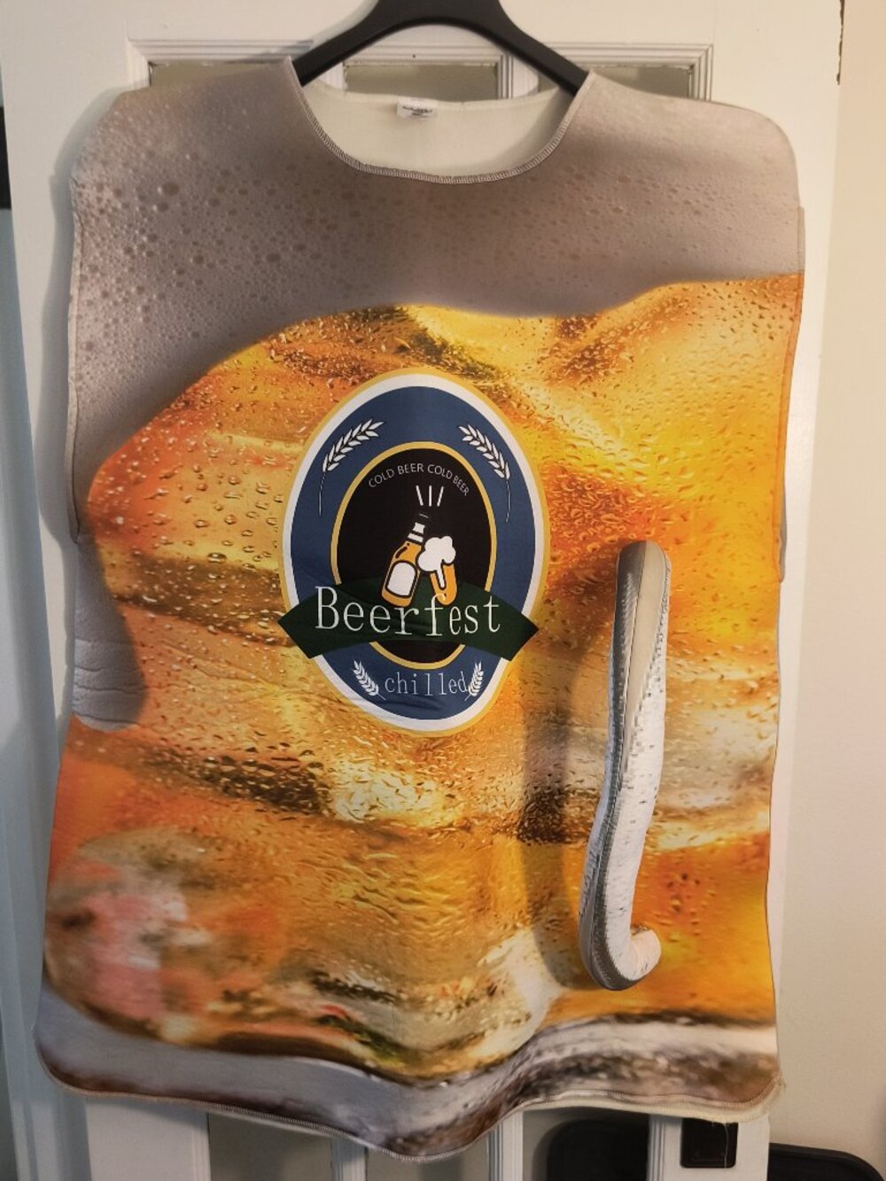 EraSpooky Mens Beer Costume Funny Adult Oktoberfest Stein Ale Mug Halloween Outf